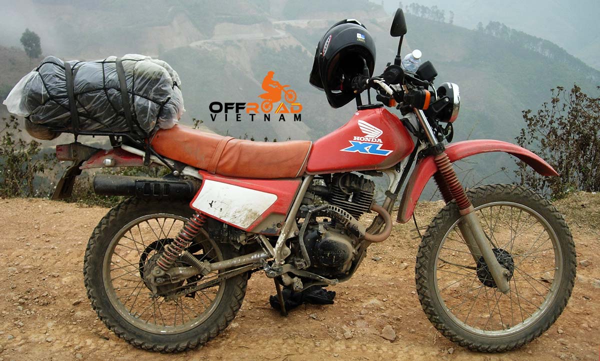 Hanoi Motorbike Rental. Trail bike Honda XL125 125-230cc Hanoi Motorbike Rental no longer provides