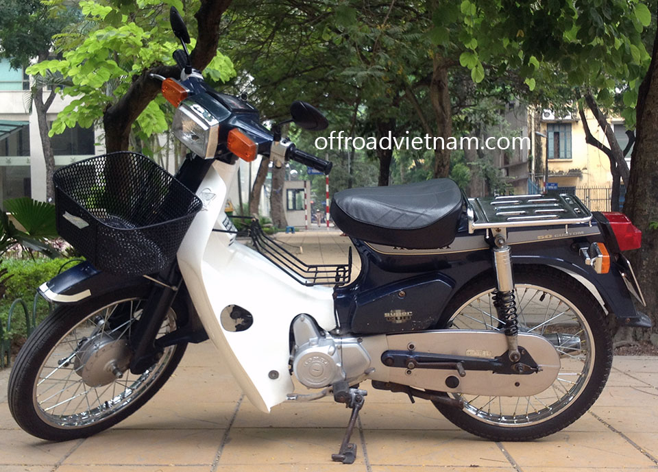 Discontinued 50cc Honda Super Cub For Rent - Hanoi Motorbike Rental