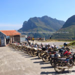 Dirt bike riders in Ha Giang province
