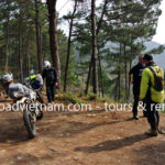 Offroad Vietnam dirtbike tours with stops at road-sides